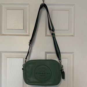 Coach Green Leather Crossbody Bag